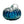Load image into Gallery viewer, Blue &amp; Gray Ombre Pumpkin w/ Light

