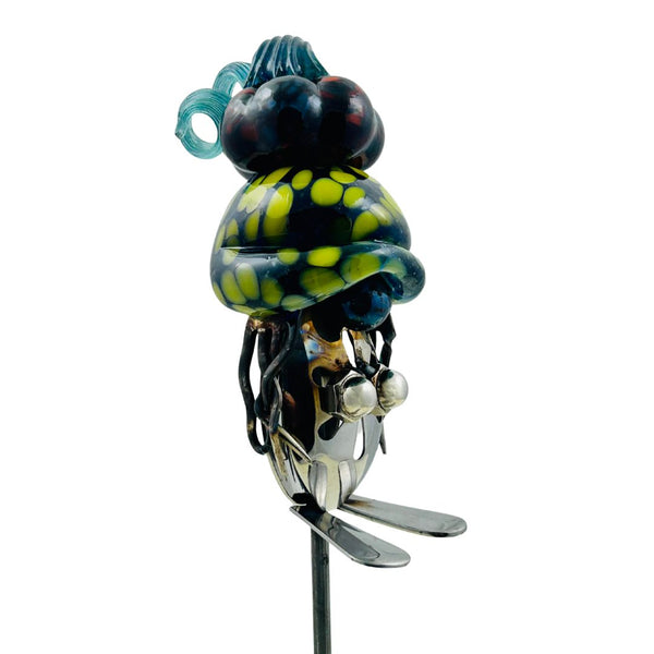 Gnome w/ Pumpkin Plant Stake - Stemma Thompson