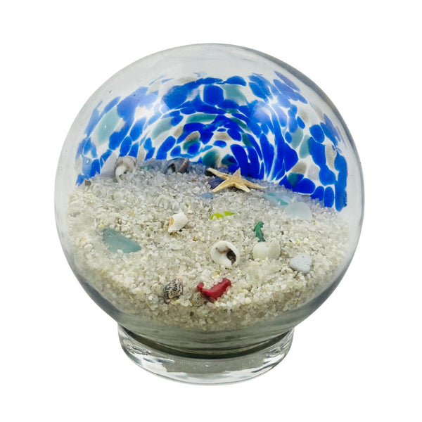 Sea Globe - Small Blue