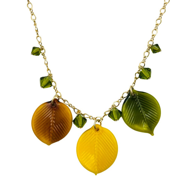 Aspen Leaf Necklace - Mixed Season