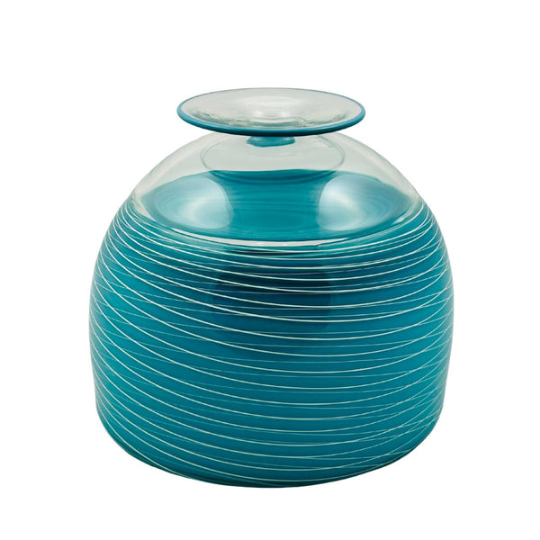 Incalmo Wrapped Jar - Turquoise