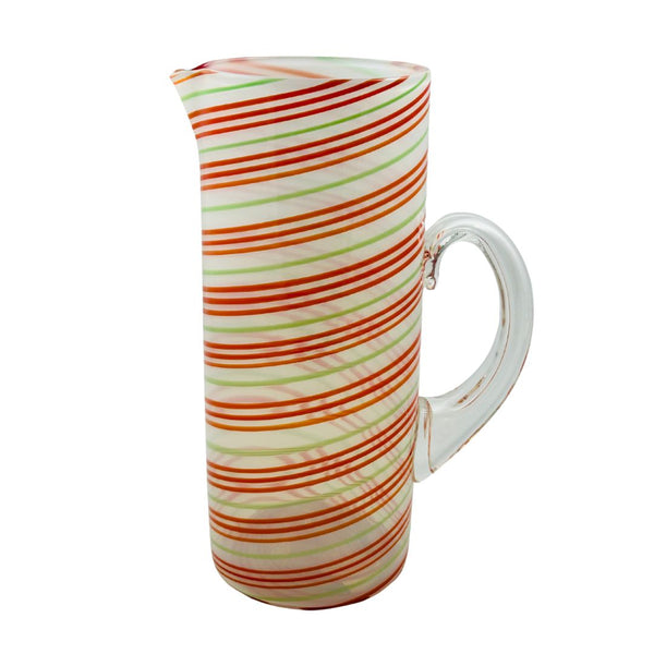 Candy Cane Pitcher - Peppermint