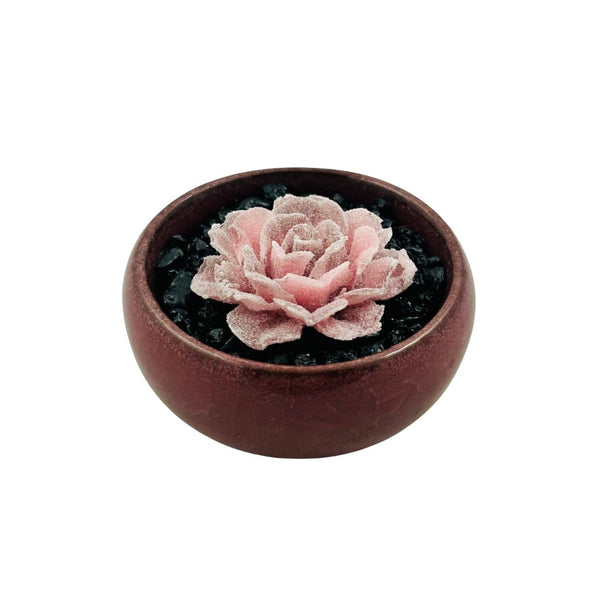 Colored Bonsai Pot Large Glass Succulent - 02