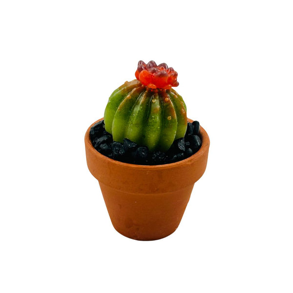 Mini Terra Cotta Glass Succulent - 15
