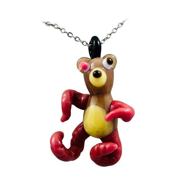 Awkward² Necklace - Beary Wormy