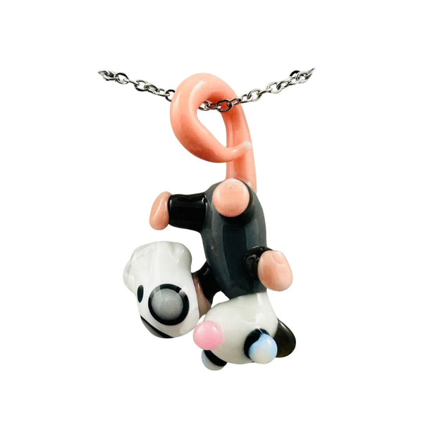 Awkward² Necklace - Opossum w/ Ghost