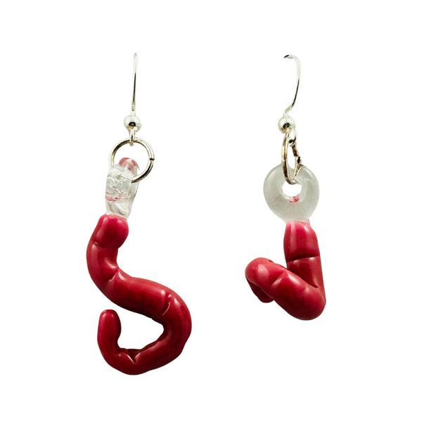 Awkward² Earrings - Wriggling Worms