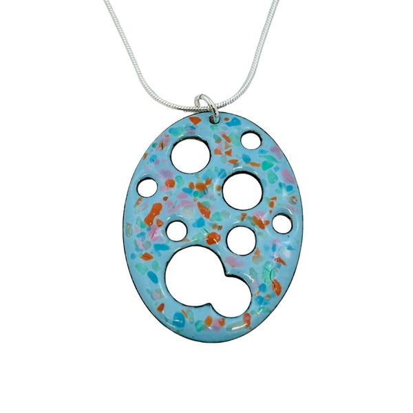 Bubbles Pendant - Light Blue Sprinkles