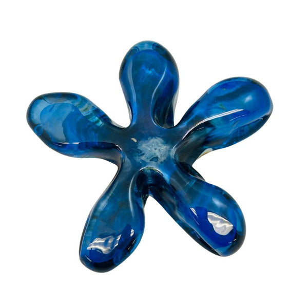 Starfish Paperweight - Blue Dichro