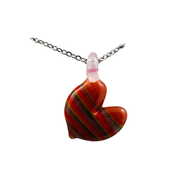 Awkward² Necklace - Rainbow Heart 01