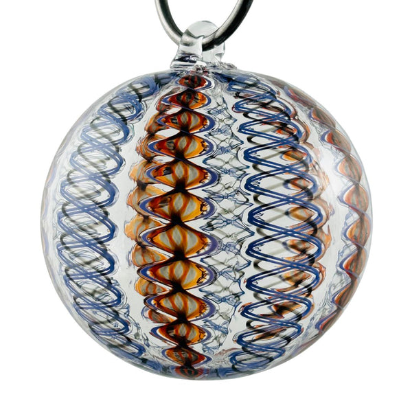 Chris Schuelke Cane Ornament - Chocolate Swirl