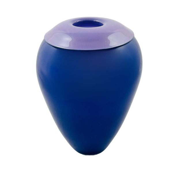 Double Overlay Vase - Aubergine