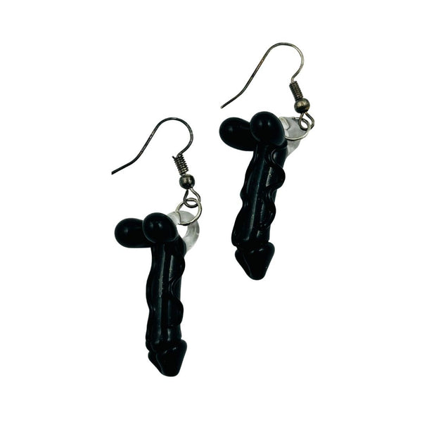 Phallic Earrings - Black