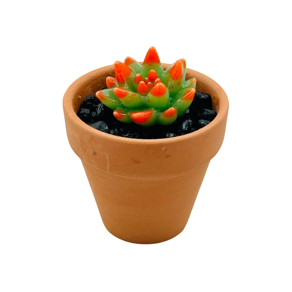Terra Cotta Glass Succulent - 05