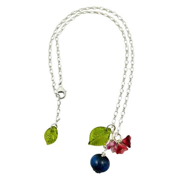 Blueberry Botanical Necklace