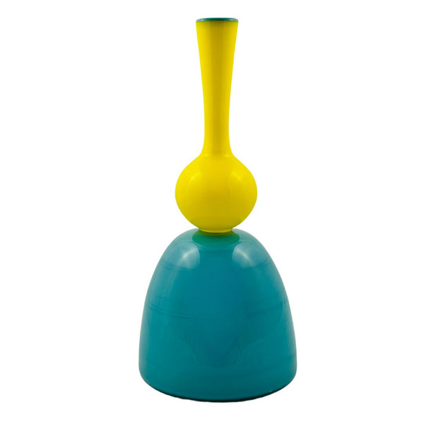 Colorful Incalmo Vase - Yellow & Teal