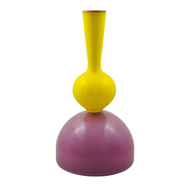Colorful Incalmo Vase - Yellow & Pink