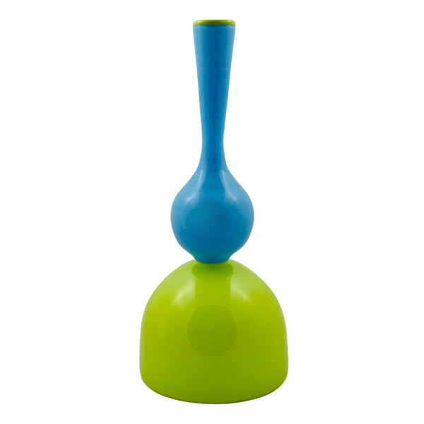 Colorful Incalmo Vase - Blue & Green