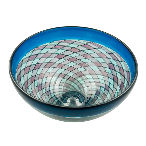 Reticello Encalmo Bowl - Blue/Purple