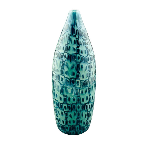 Murrini Vase - Blue/Grey