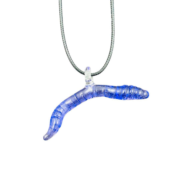 Worm Pendant - Purple