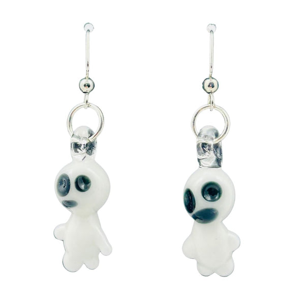 Awkward² Earrings - Ghostly Figure