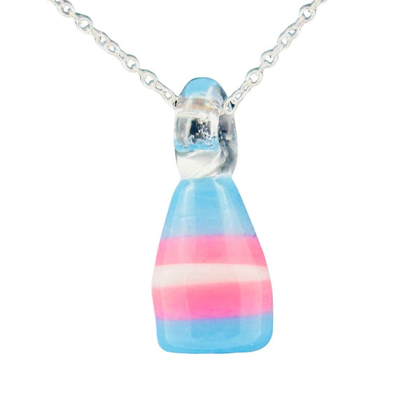 Awkward² Necklace - Trans Bottle