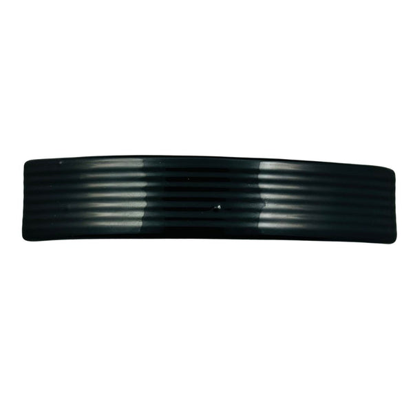 Black Glass Hair Clip - Chasing Pavement