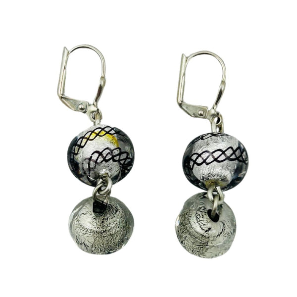 2 Drop Small FW Round Earrings