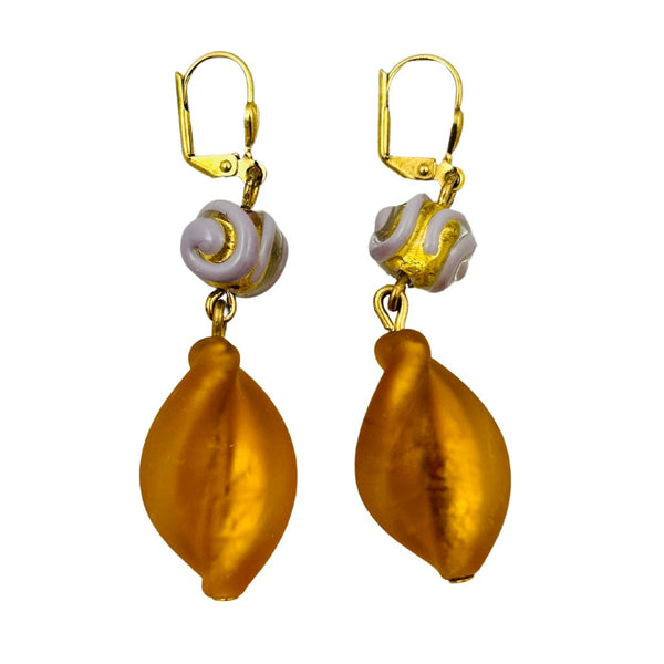 2 Drop FW Leaf Earrings