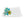 Load image into Gallery viewer, Bright Dichroic Leaves &amp; Flower
