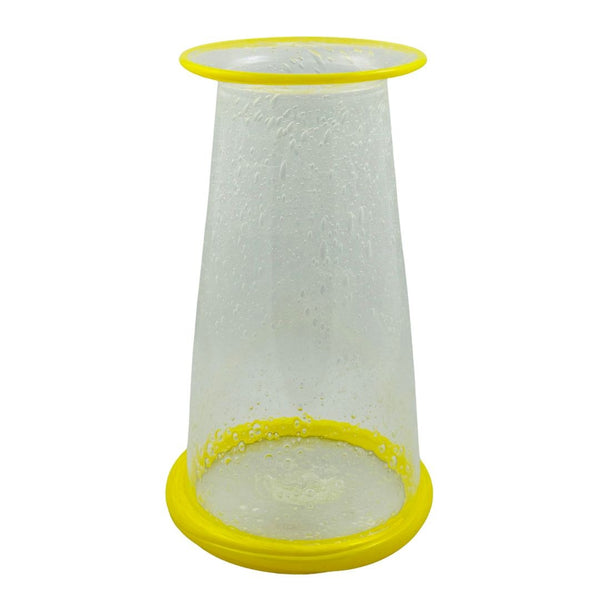 Soda Ash Vase w/ Lip - Yellow