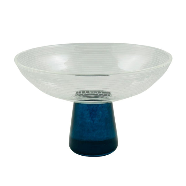 Pedestal Bowl - Blue