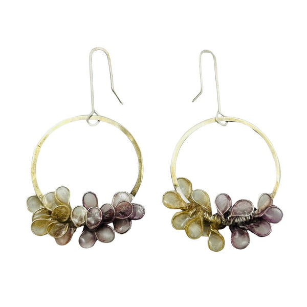 Medium Laurel Earrings - Lavender