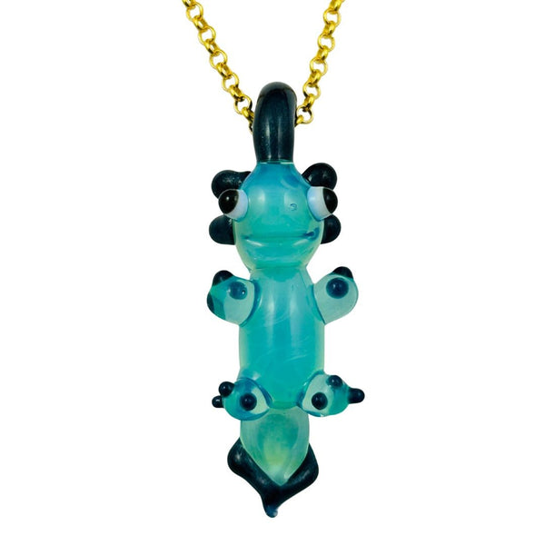 Awkward² Necklace - Lagoon Axolotl