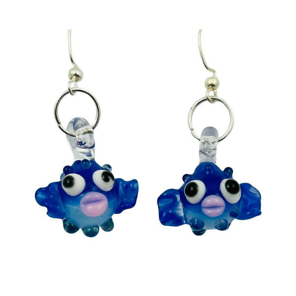 Awkward² Earrings - Pufferfish