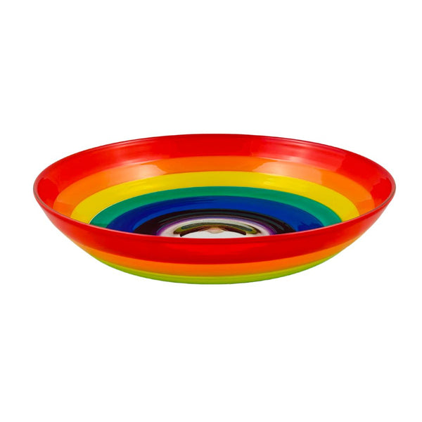 Rainbow Incalmo Shallow Bowl