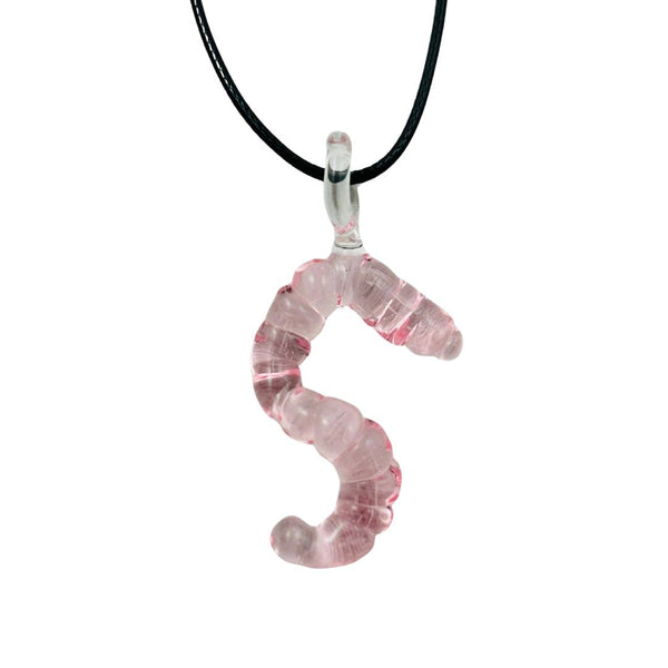Worm Pendant - Pink 01