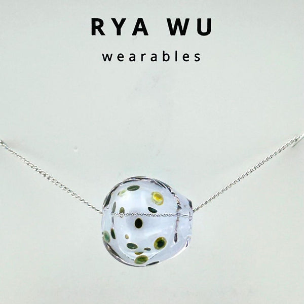 Classic Bauble Necklace - Evergreen Dots
