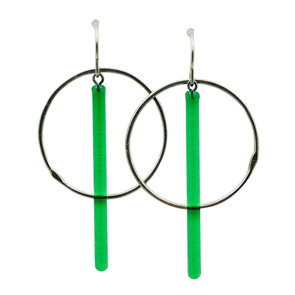 Pendulum Earrings - Emerald