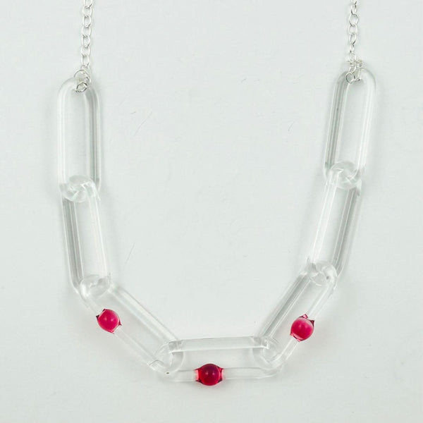 Chain Necklace - Pink