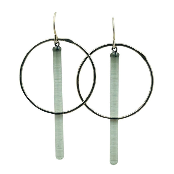 Pendulum Earrings - Shadow Gray