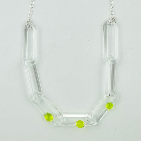Chain Necklace - UV Yellow