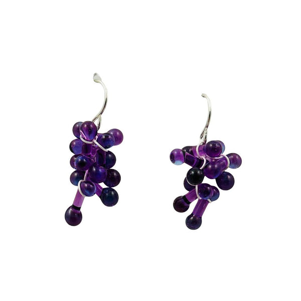 Rossetti Cluster Earrings - Violet