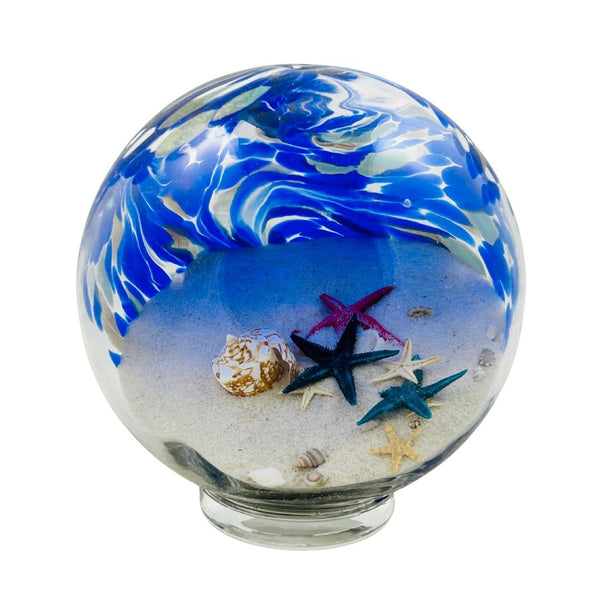 Sea Globe - Medium Blue