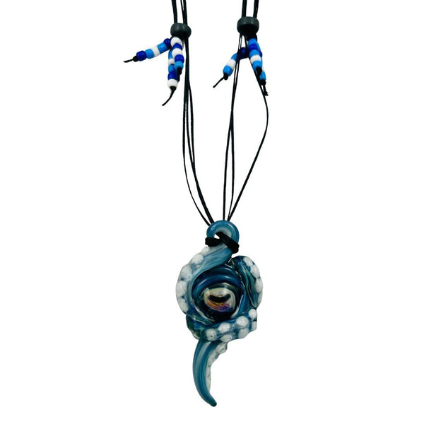 Nesting Octopus Necklace - Blue