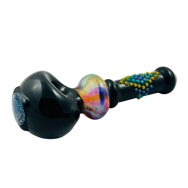 Black w/ Blue Green and Dichro Spoon