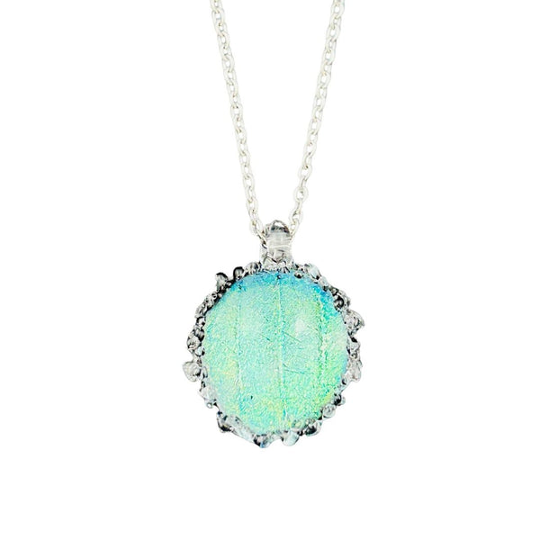 Dichroic Geode Pendant - Bromine