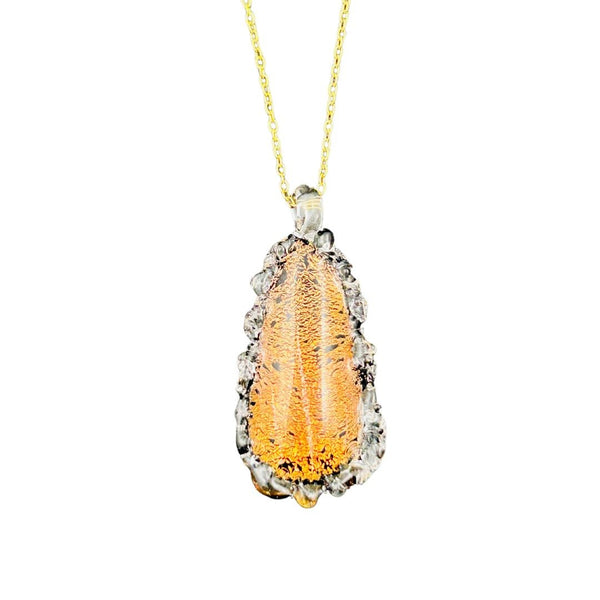 Dichroic Geode Pendant - Boron