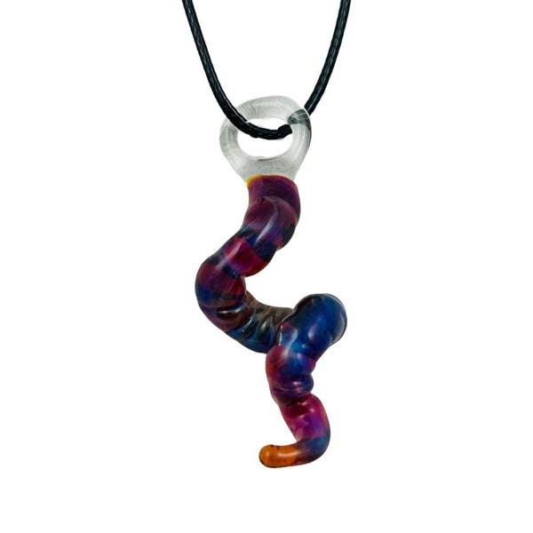 Worm Pendant - Cosmic 04